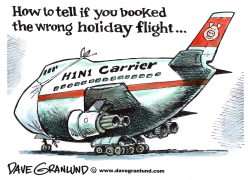 H1N1 AND AIR TRAVEL by Dave Granlund
