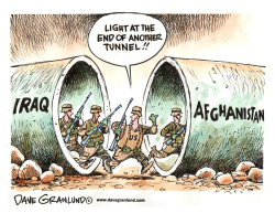 IRAQ  & AFGHANISTAN TUNNELS by Dave Granlund
