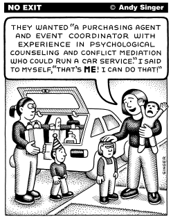 A MOTHERS RESUME by Andy Singer