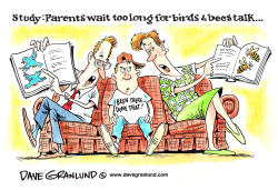 PARENTS TARDY WITH BIRDS AND BEES by Dave Granlund