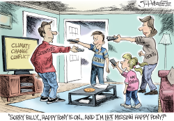 CLIMATE CONFLICT- by Joe Heller