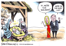 THE SALAHIS AT THE NATIVITY by Dave Granlund