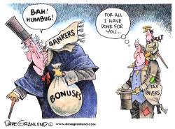 BANKER BONUSES AND TAXPAYERS by Dave Granlund