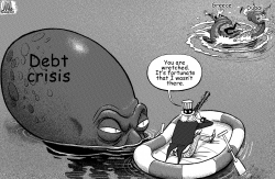 DEBT CRISIS BEHIND US by Luojie
