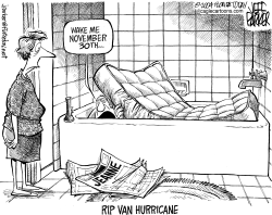 NOT ANOTHER HURRICANE CARTOON by Jeff Parker