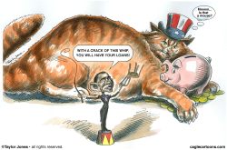OBAMA AND FAT CAT -  by Taylor Jones