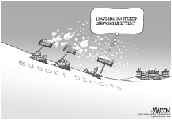 LOCAL NY-NEW YORK DEFICITS BLIZZARD by R.J. Matson