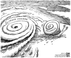 CLIMATE CHANGE PROGRESS by Adam Zyglis