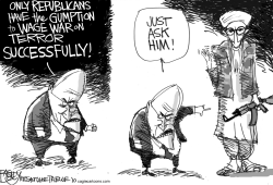 DICK WORLD - TERRORISM AND REPUBLICANS by Pat Bagley
