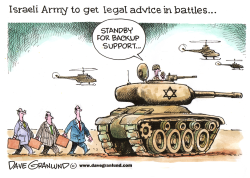 ISRAEL GETS BATTLEFIELD LAWYERS by Dave Granlund