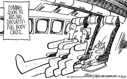 MORE AIRLINE SECURITY  by Mike Keefe