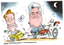 CONAN AND LENO by Dave Granlund