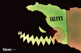HAITI EARTHQUAKE by Peter Broelman