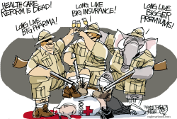 DEATH TO HEALTH CARE by Pat Bagley