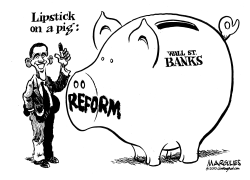 OBAMA BANK REFORM by Jimmy Margulies