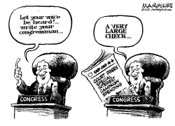 CAMPAIGN SPENDING by Jimmy Margulies