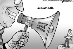 MEGAPHONE BW by Steve Greenberg