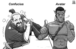 CONFUCIUS VS AVATAR by Luojie