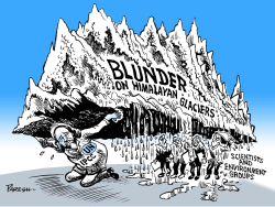 BLUNDER ON GLACIERS by Paresh Nath