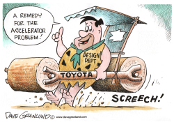 TOYOTA ACCELERATOR PROBLEM by Dave Granlund