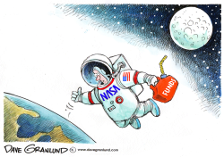 NASA MOON BUDGET by Dave Granlund