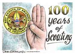 BOY SCOUTS OF AMERICA 100TH by Dave Granlund