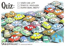 NEIGHBORHOOD SUPER BOWL PARTY by Dave Granlund