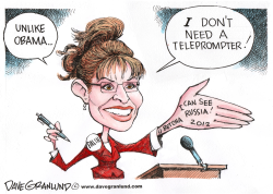 PALIN PALM NOTES by Dave Granlund