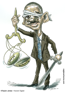 ERIC HOLDER JIGGLES JUSTICE -  by Taylor Jones