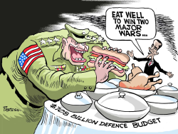 US DEFENCE BUDGET by Paresh Nath