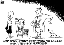 TRADED THE TOYOTA, B/W by Randy Bish
