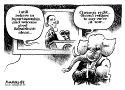 OBAMA AND REPUBLICANS by Jimmy Margulies