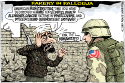 FAKERY IN FALLOUJA  by Monte Wolverton