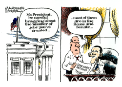 OBAMA CREATES JOBS  by Jimmy Margulies