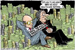 HEALTH INSURANCE EXECS UNCLEAR ON THE CONCEPT  by Monte Wolverton