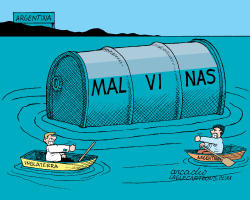 MALVINAS EN DISPUTA COL by Arcadio Esquivel