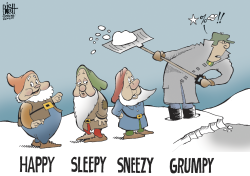 SNOW MAKES YOU GRUMPY,  by Randy Bish
