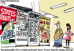LOCAL VENDING VALUES by Pat Bagley