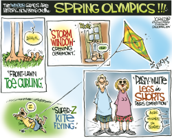 SPRING OLYMPICS  by John Cole