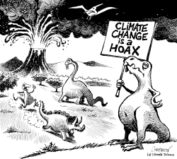 CLIMATE  CHANGE SKEPTICS by Patrick Chappatte