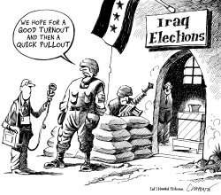 IRAQI ELECTION by Patrick Chappatte