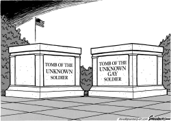 TOMBS OF THE UNKNOWNS BW by Steve Greenberg