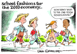 SCHOOL BUDGETS AND BAD ECONOMY by Dave Granlund
