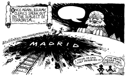 MADRID TERRORISM by Sandy Huffaker