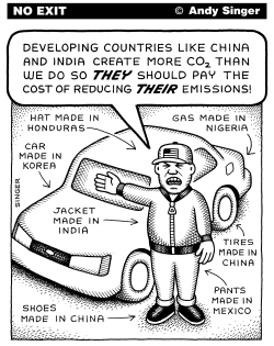 COST OF CARBON EMISSIONS by Andy Singer