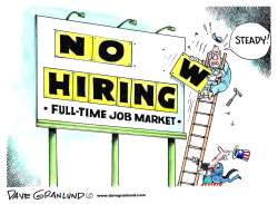 Full-time job market by Dave Granlund
