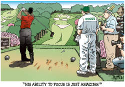 TIGER WOODS RETURNS TO GOLF- by R.J. Matson