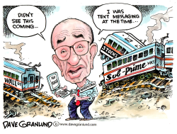 Greenspan deflects blame by Dave Granlund