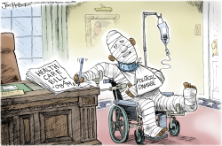 HEALTH CARE SIGNING by Joe Heller
