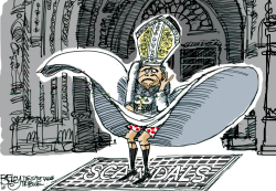 GRATE POPE  by Pat Bagley